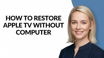 How to Restore Apple Tv Without Computer - Julia