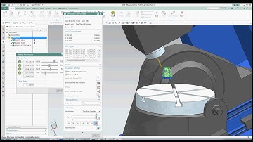 NX CAM 5 axis Machining Simulation