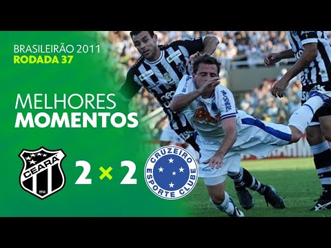 CEARÁ 2 X 2 CRUZEIRO | MELHORES MOMENTOS | RODADA 37 | BRASILEIRÃO 2011 |
