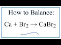 Balancing Chemical Reactions and Charges