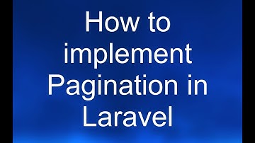 How to Implement Pagination in Laravel | Hindi