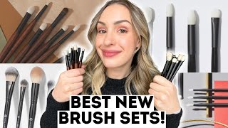 BEST NEW MAKEUP BRUSH SETS! 😯 Sonia G Fundamental Eye Set, Wayne Goss First Edition Eye Set tutorial