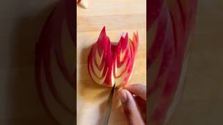 #Art Elegant #Apple-Inspired Design | Artistic Fruit #Carving