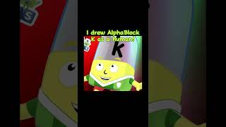 Alphablock K As A Human