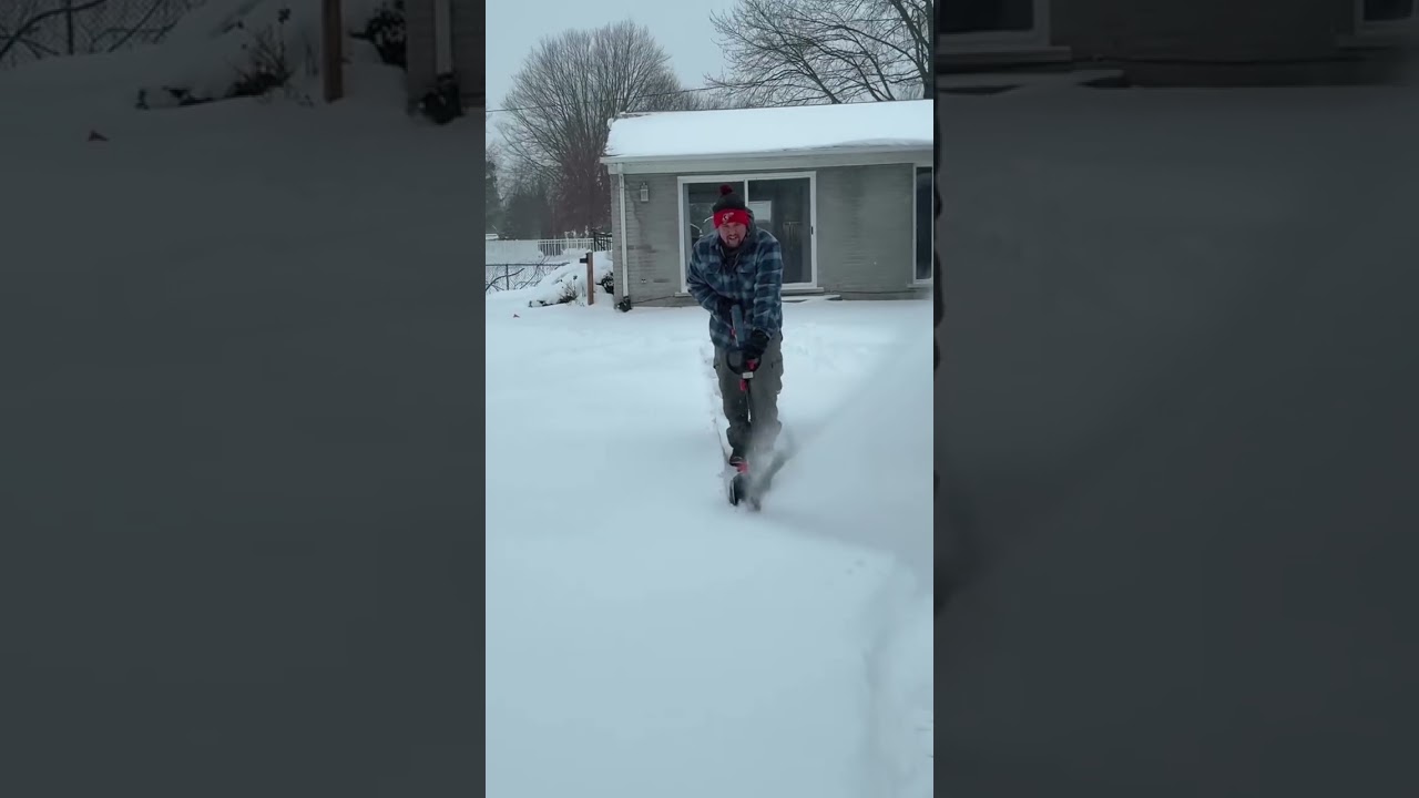 Clears deep snow in one pass&mdash;and yes, it&rsquo;s actually fun to use.