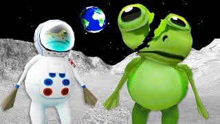 We Went to the Moon and Our Heads Exploded in Amazing Frog Multiplayer!