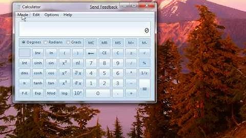 Calculator Application Feature in Windows 7