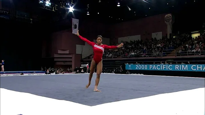 Darlene Hill - Floor Exercise - 2008 Pacific Rim C...