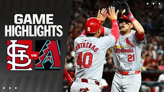 Cardinals vs. D-backs Game Highlights (4\/12\/24) | MLB Highlights
