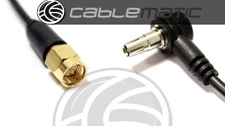 Cable RG-174RF 20cm (MS-147-C-LP-Macho/SMA-Macho) distribuido por CABLEMATIC ®
