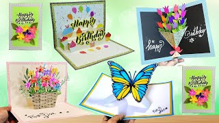 DIY - 3 D Birthday Card | Pop-Up Birthday Card | Special Birthday Card | Easy Cake Card | bday card screenshot 3