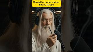 LOTR | Gandalf on what makes Elrond happy #shorts #lordoftherings