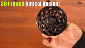 3D Printed Optical Illusion Fidget Spinner ► Gadgetify
