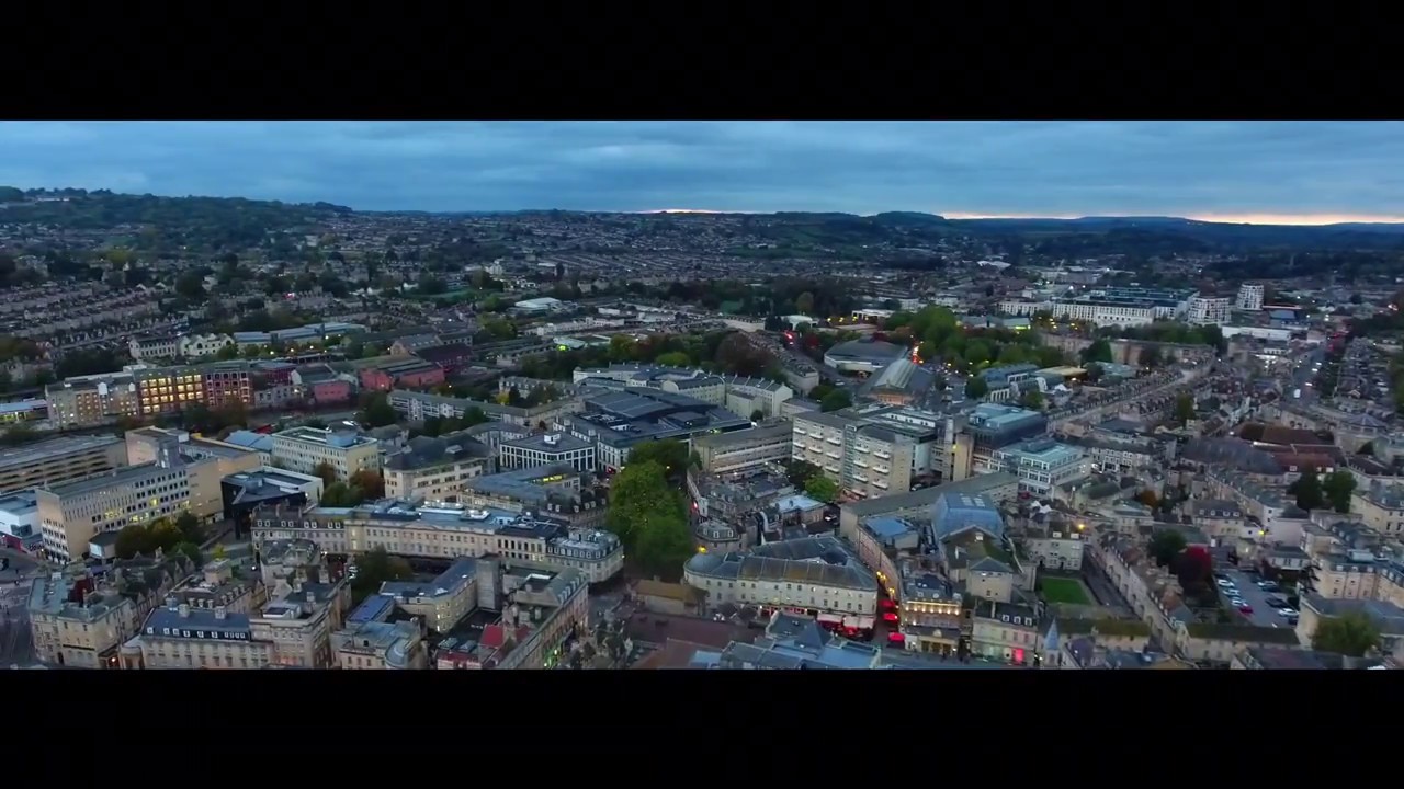Bath city drone flight