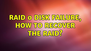 RAID 0 disk failure, how to recover the RAID? (6 Solutions!!)