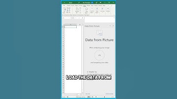How to Import from an Image into Excel | Excel Tutorial #shorts