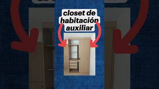 clóset pequeño para habitacion auxiliar #casa #remodelaciones #closet