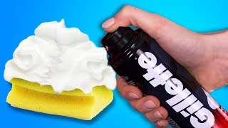 18 AMAZING SPONGE LIFE HACKS