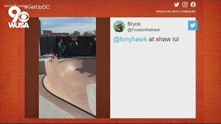 Tony Hawk spotted in Shaw skate park over the weekend