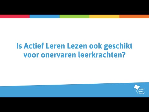 Is Actief Leren Lezen ook geschikt voor onervaren leerkrachten?