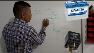 HOW TO CONNECT A 4-PIN 12V AUTOMOTIVE RELAY