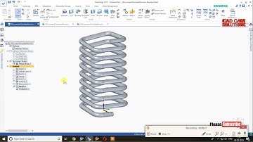 #SolidEdge Surface Modeling #intersection #Helix #sweep