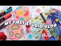 ✿ STUDIO VLOG ✿ DIY coasters, PO box unboxing, Patreon stuff & more!