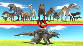 Anguirus in Battle with All Dinosaurs of Arbs - Animal Revolt Battle Simulator