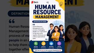What is Human Resource Management? HRM Explained: What is Human Resources? #Shorts #hrm #study