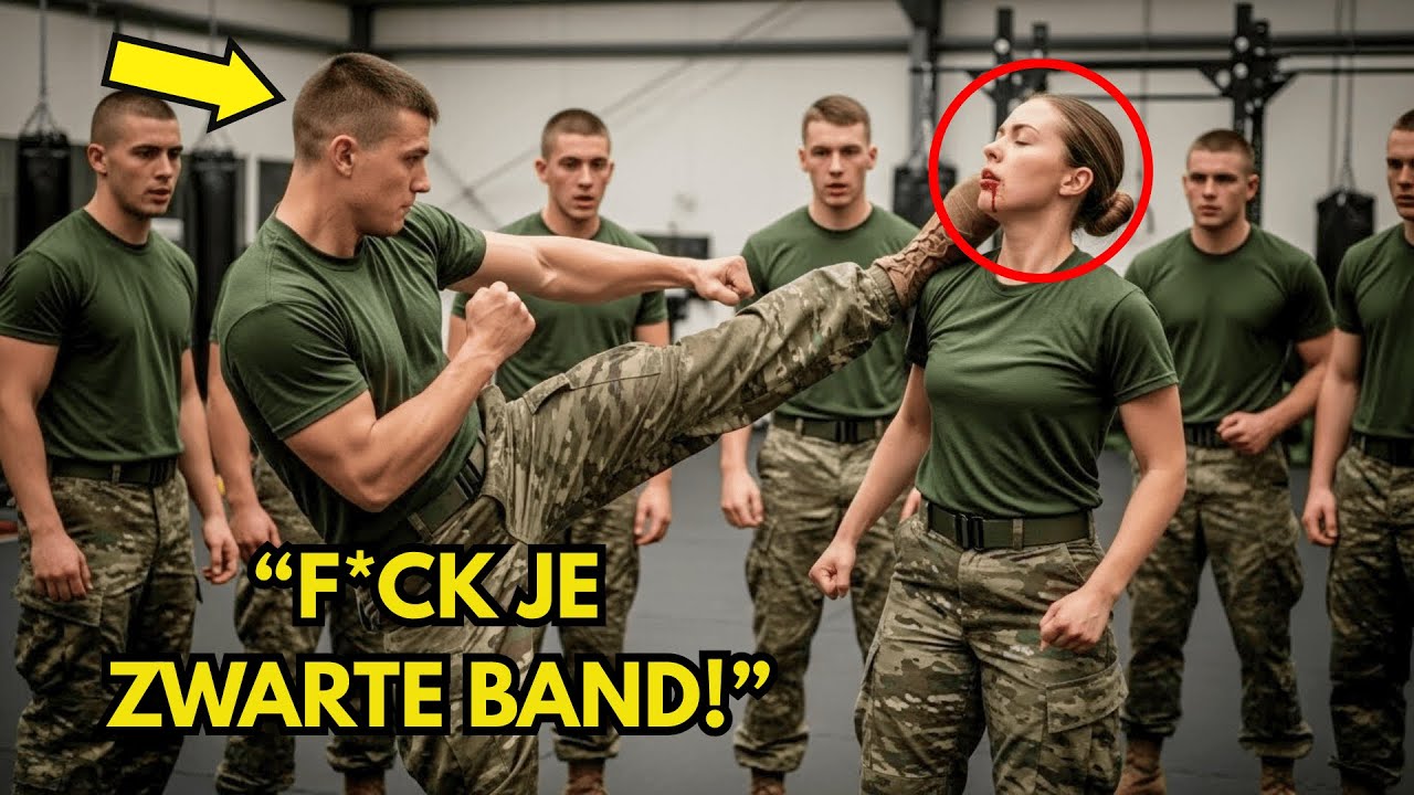 “F*ck op, nieuweling!” Ze sloegen haar tanden uit — tot bleek dat ze Navy SEAL met zwarte band is
