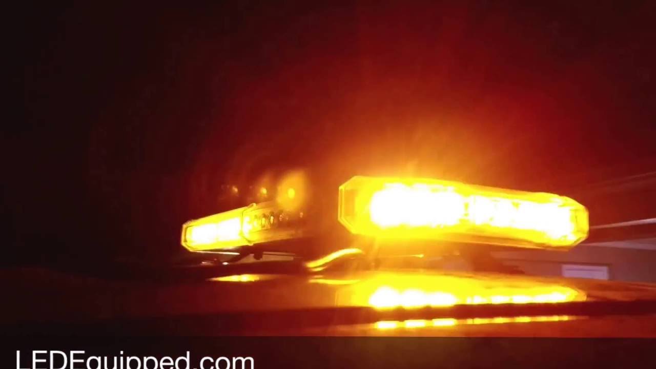 Night Time Install With LED Equipped Avian Eye Series Mini Light Bar