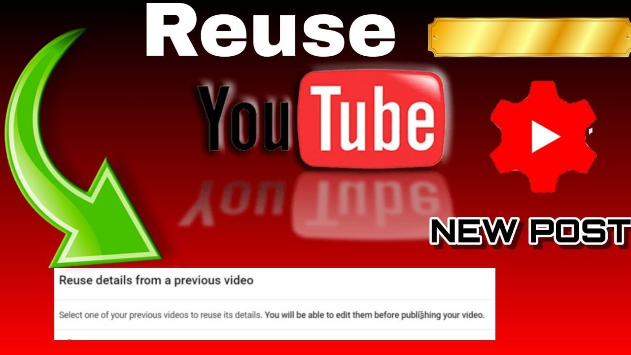 Reuse details from a previous video