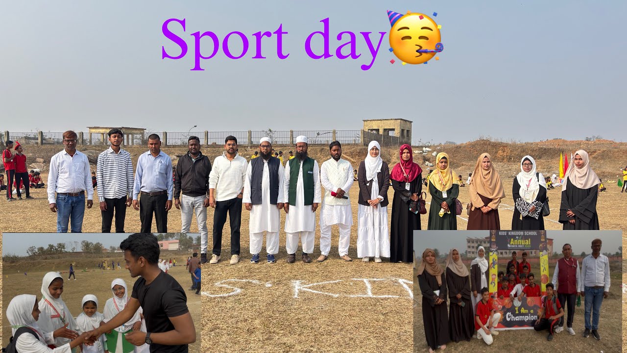 Sport day vlog🥳 || Kids kingdom public school 🏫 || Chatra Jharkhand  