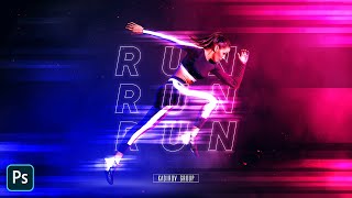 Sport Wallpaper in Photoshop | Sport Action Design | Photoshop darslari | Фотошоп дарслари screenshot 5
