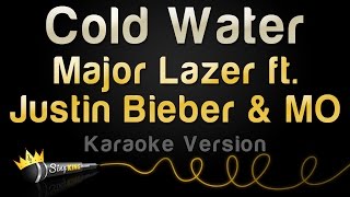 Major Lazer ft. Justin Bieber & MØ - Cold Water (Karaoke Version) chords