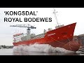 Hoogezand - Tewaterlating van de KONGSDAL bij Royal Bodewes