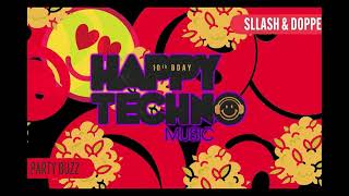 Sllash & Doppe - Party Buzz (Happy Techno Music) (2023) #partydance #acidhouse  #techhouse Resimi