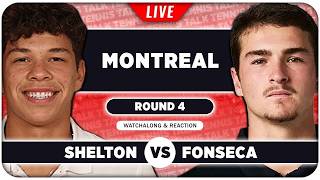 SHELTON vs FONSECA ATP Montreal 2026 LIVE Tennis Watchalong