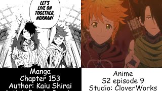 Anime VS Manga - The Promised Neverland Season 2 Episode 6