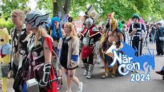Cosplay Parade at NärCon Summer 2024
This is the full cosplay parade at NärCon Summer 2024, that took place on Friday July 26. Seven and a half minutes of amazing costumes! There were apparently 17 000 people attending NärCon 2024, and you could tell from the sheer number of cosplayers all over the area. Cosplay Parade at NärCon Summer 2024