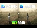 i5 12400F vs i5 14400F : RTX 5070 - Test in 9 Games | Which CPU is Better?
