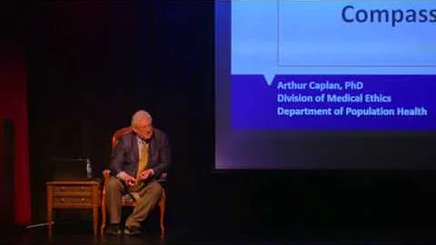 Arthur Caplan lecture Deadly Medicine Speaker Series
