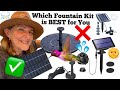 Hummingbirds GUIDE for Solar Fountain KIT-How To Make Hummingbird ENDLESS Water Bird Bath Wild Birds