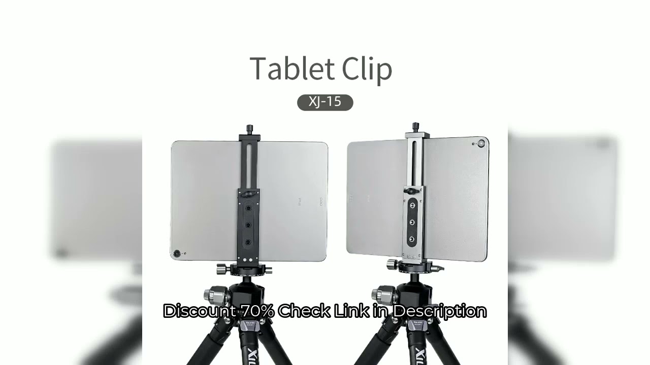 Universal Aluminum Alloy Tablet Phone Stand Holder Clip Tripod Adjustable Bracket for Mobile Phones