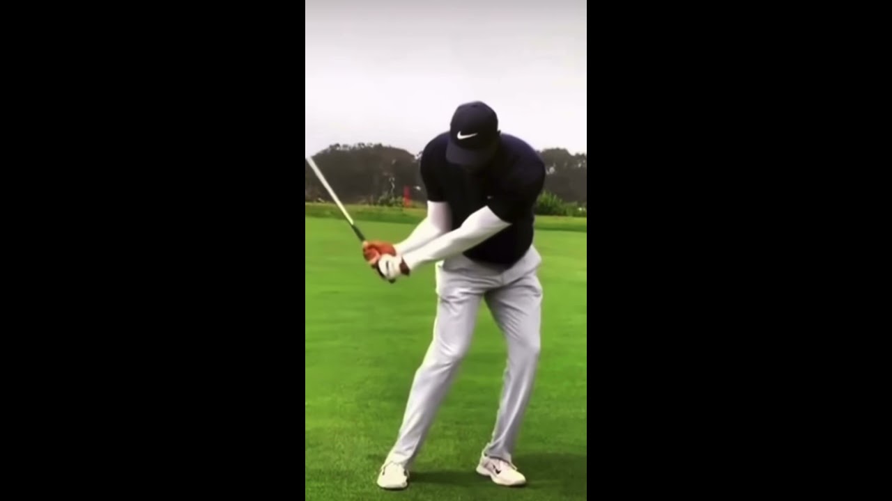 Tiger Woods Slow Motion Iron Swing