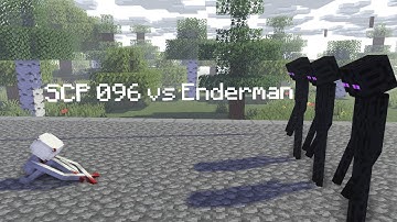 SCP 096 vs 3x Enderman┃Minecraft Animation