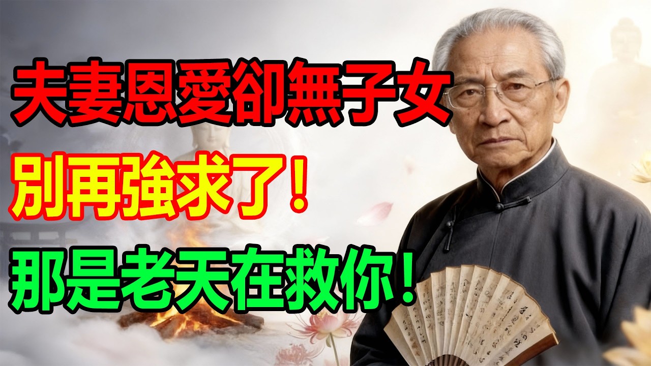 夫妻恩愛卻無子女，別再強求了！那是老天在救你！