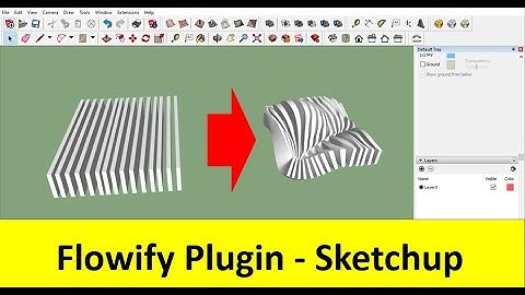 Flowify Plugin in Sketchup