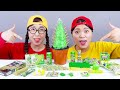 Green Food Dessert Ice Cream Mukbang DONA