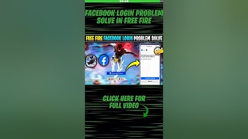 Free Fire Facebook Login Problem Solve | Facebook Network Connection Platform Login Failed Error Fix